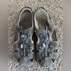 Clark’s Privo women’s Gray Outdoor Sandals Sz 8